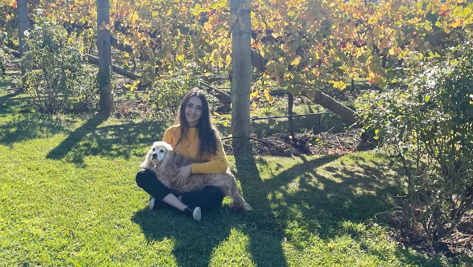 Woman and Dog